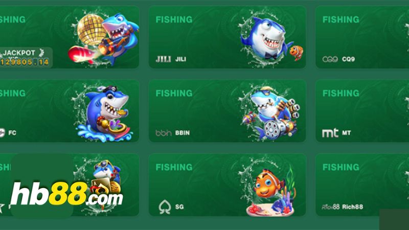 Các sảnh game bắn cá thu hút nhiều lượt truy cập tại HB88