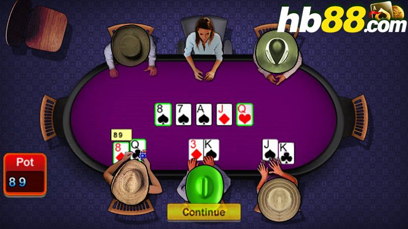 Các trường hợp về các quân bài thường xuất hiện trong Poker online HB88